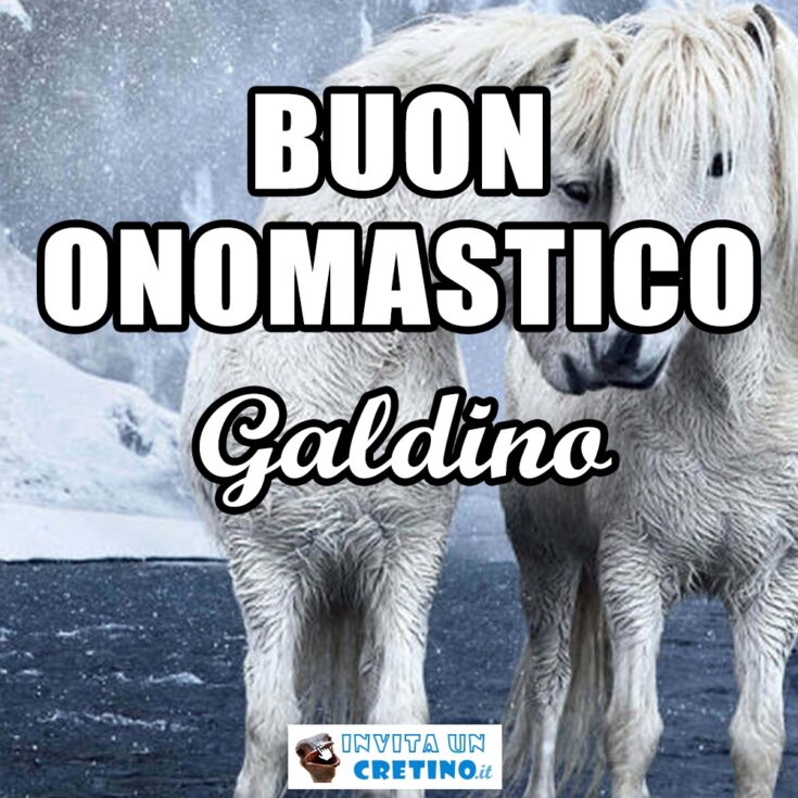 buon onomastico galdino 18 aprile