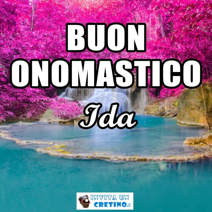 buon onomastico ida 13 aprile