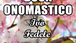 buon onomastico ivo fedele 24 aprile