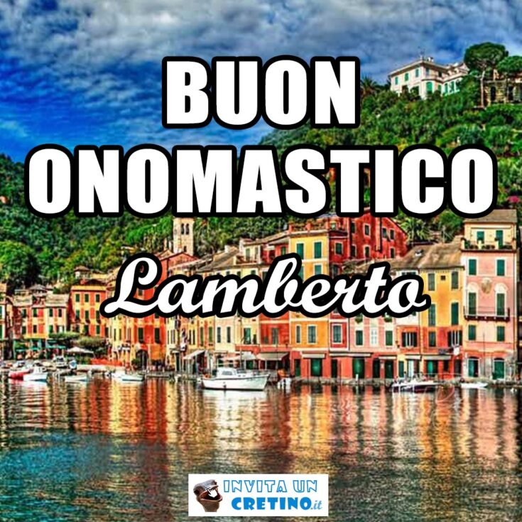 buon onomastico lamberto 14 aprile