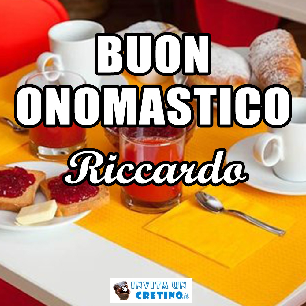 buon onomastico riccardo 3 aprile