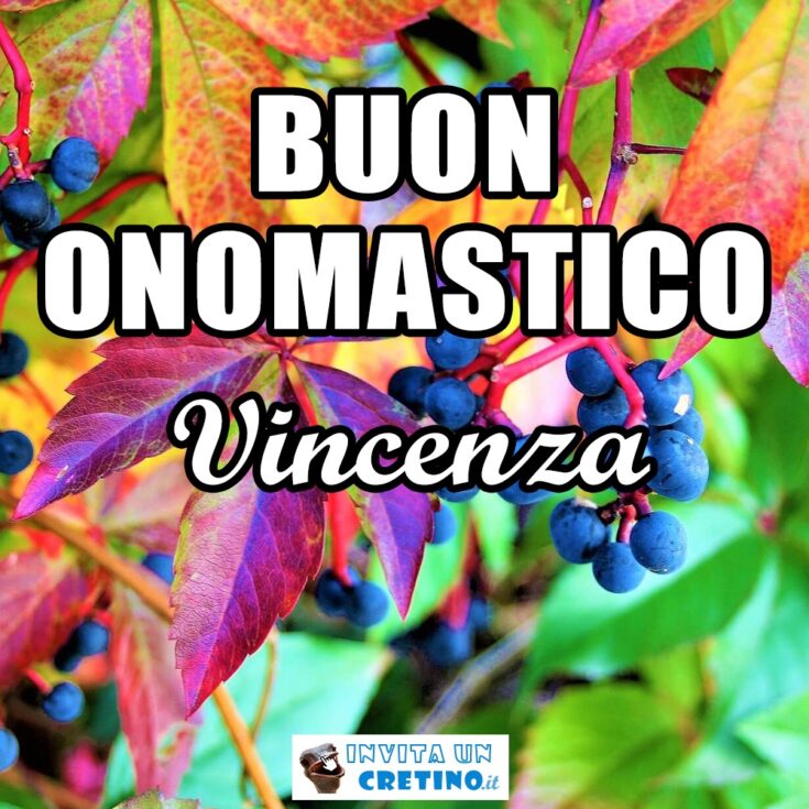 buon onomastico vincenza 5 aprile