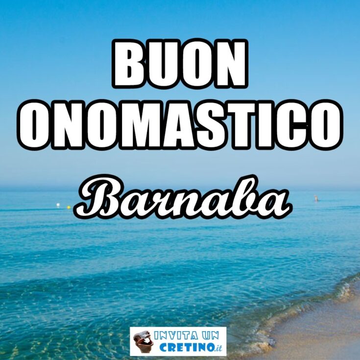 buon onomastico barnaba 11 giugno