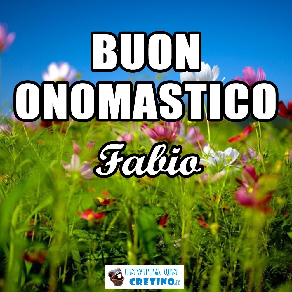 buon onomastico fabio 11 maggio