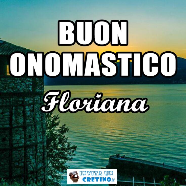 buon onomastico floriana 4 maggio