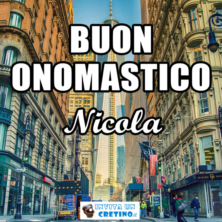 buon onomastico nicola 8 giugno