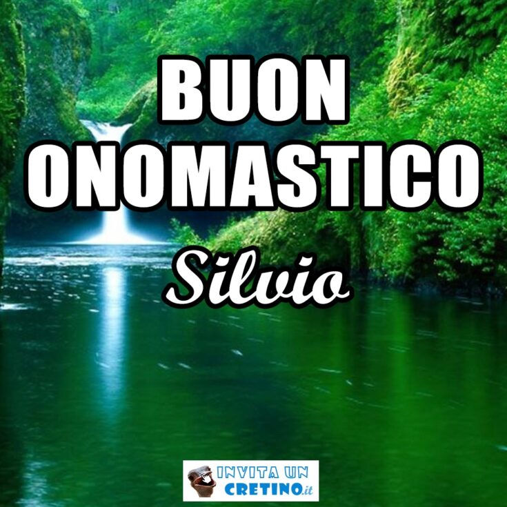 buon onomastico silvio 31 maggio