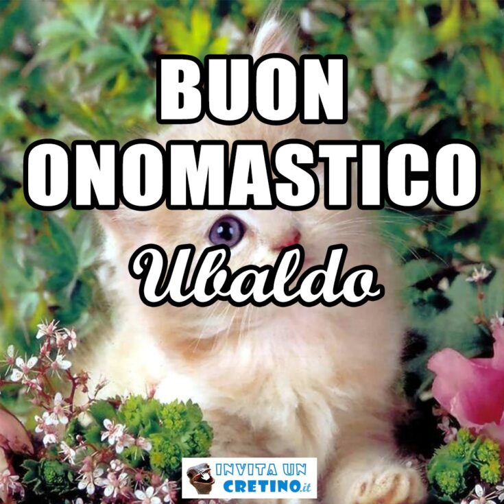 buon onomastico ubaldo 16 maggio