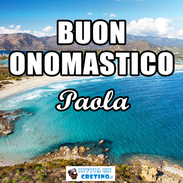 buon onomastico paola 29 giugno