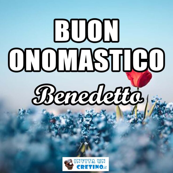 buon onomastico benedetto 11 luglio