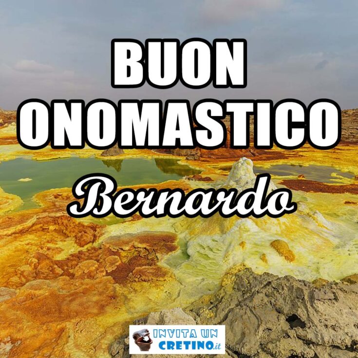 buon onomastico bernardo 20 agosto