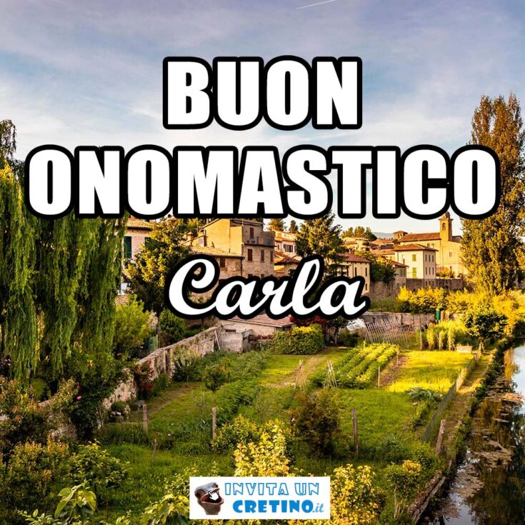 buon onomastico carla 4 novembre