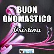 buon onomastico cristina 24 luglio