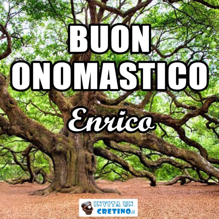 buon onomastico enrico 13 luglio