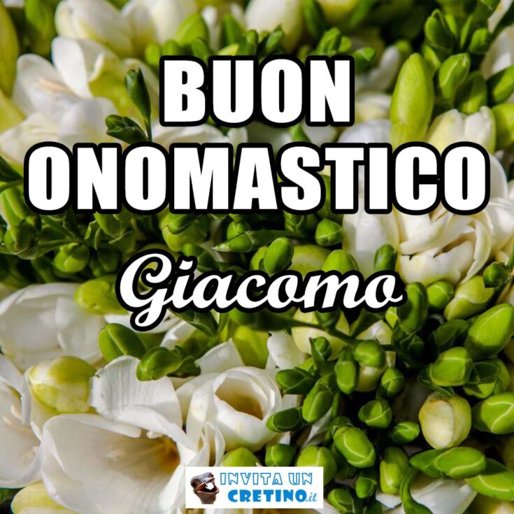 buon onomastico giacomo 25 luglio