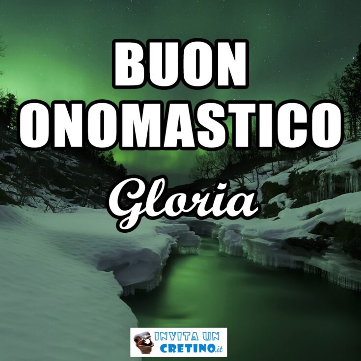 buon onomastico gloria 2 novembre