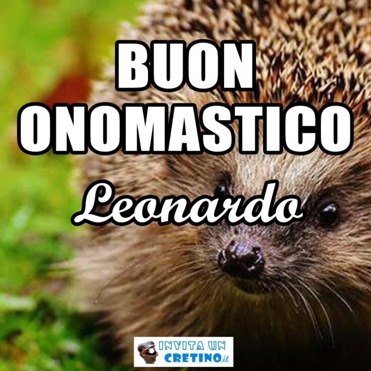 buon onomastico leonardo 6 novembre