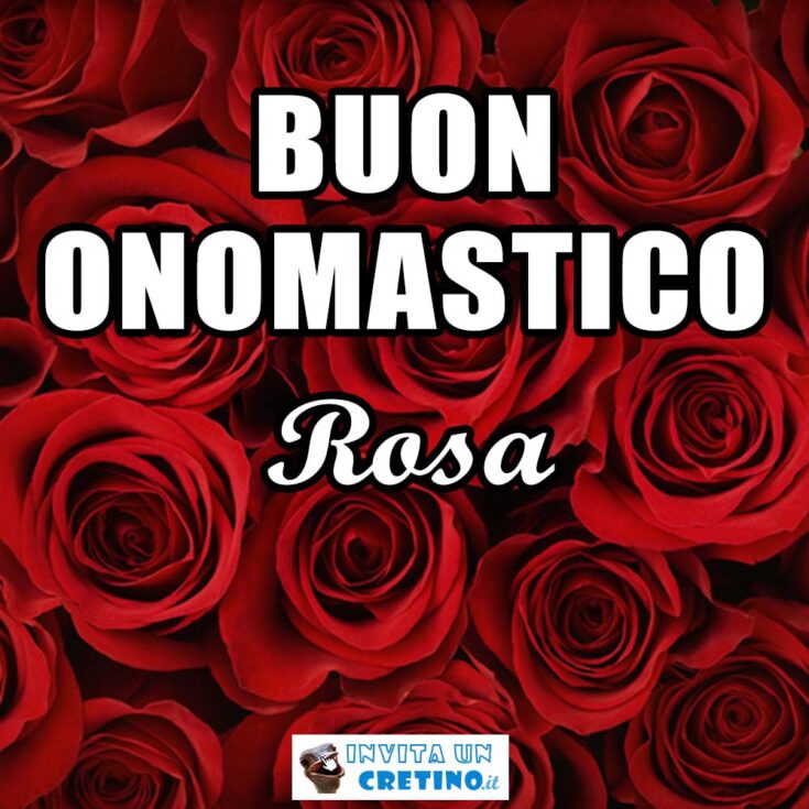 buon onomastico rosa 23 agosto