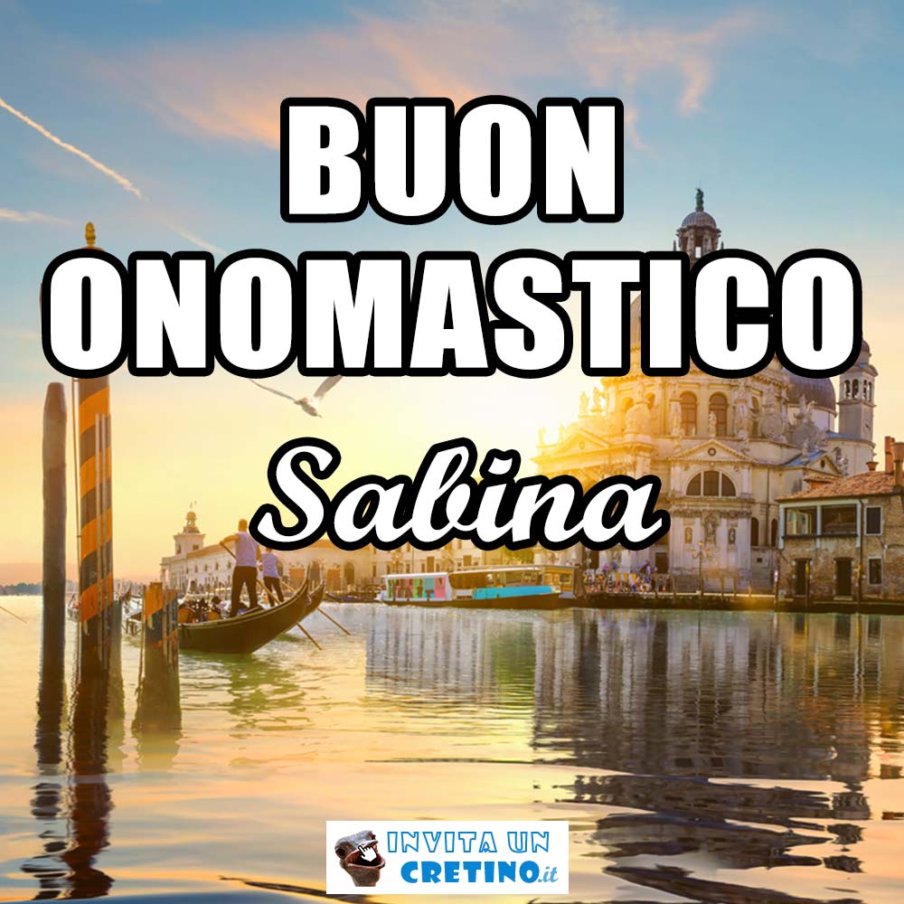 buon onomastico sabina 29 agosto