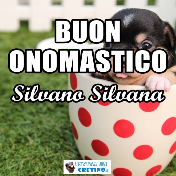 buon onomastico silvano silvana 10 luglio