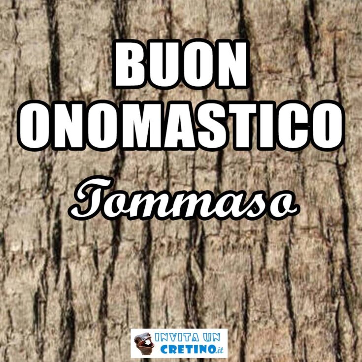 buon onomastico tommaso 3 luglio