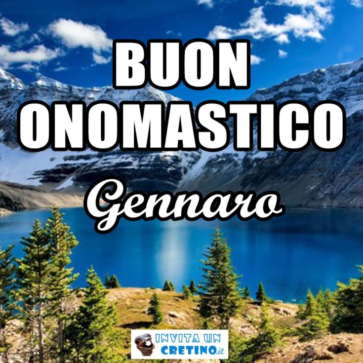 buon onomastico gennaro 19 settembre