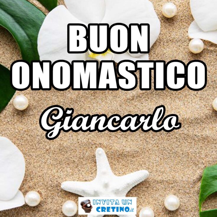 buon onomastico giancarlo 20 settembre