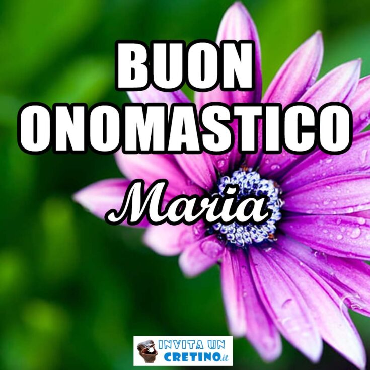 buon onomastico maria 8 settembre