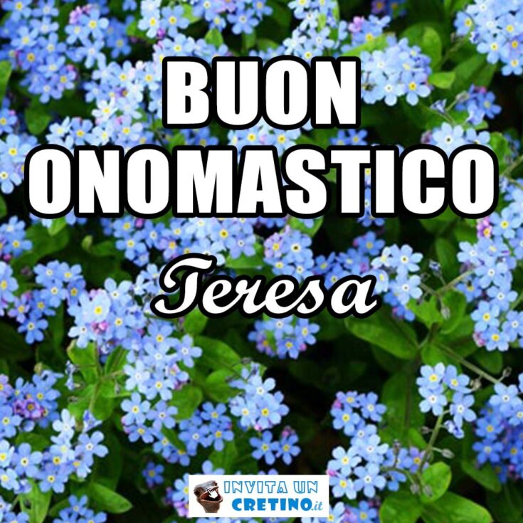 buon onomastico teresa 5 settembre