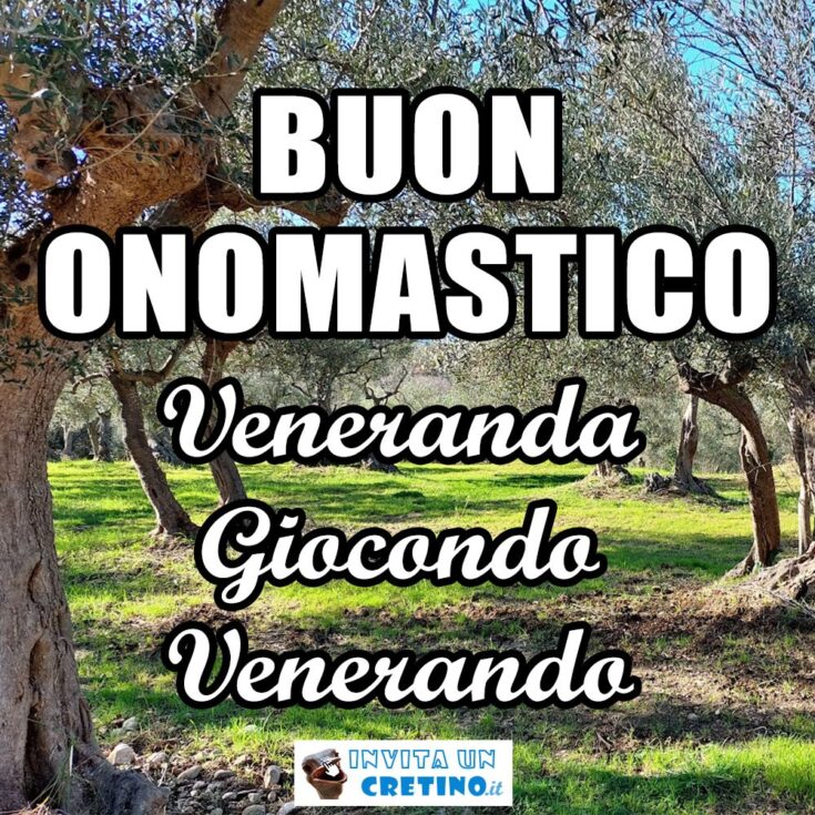 buon onomastico giocondo veneranda venerando 14 novembre