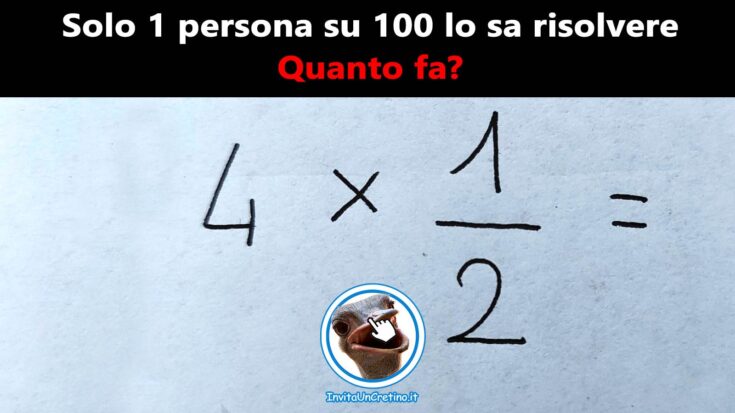 indovinelli matematici sai quanto fa 9