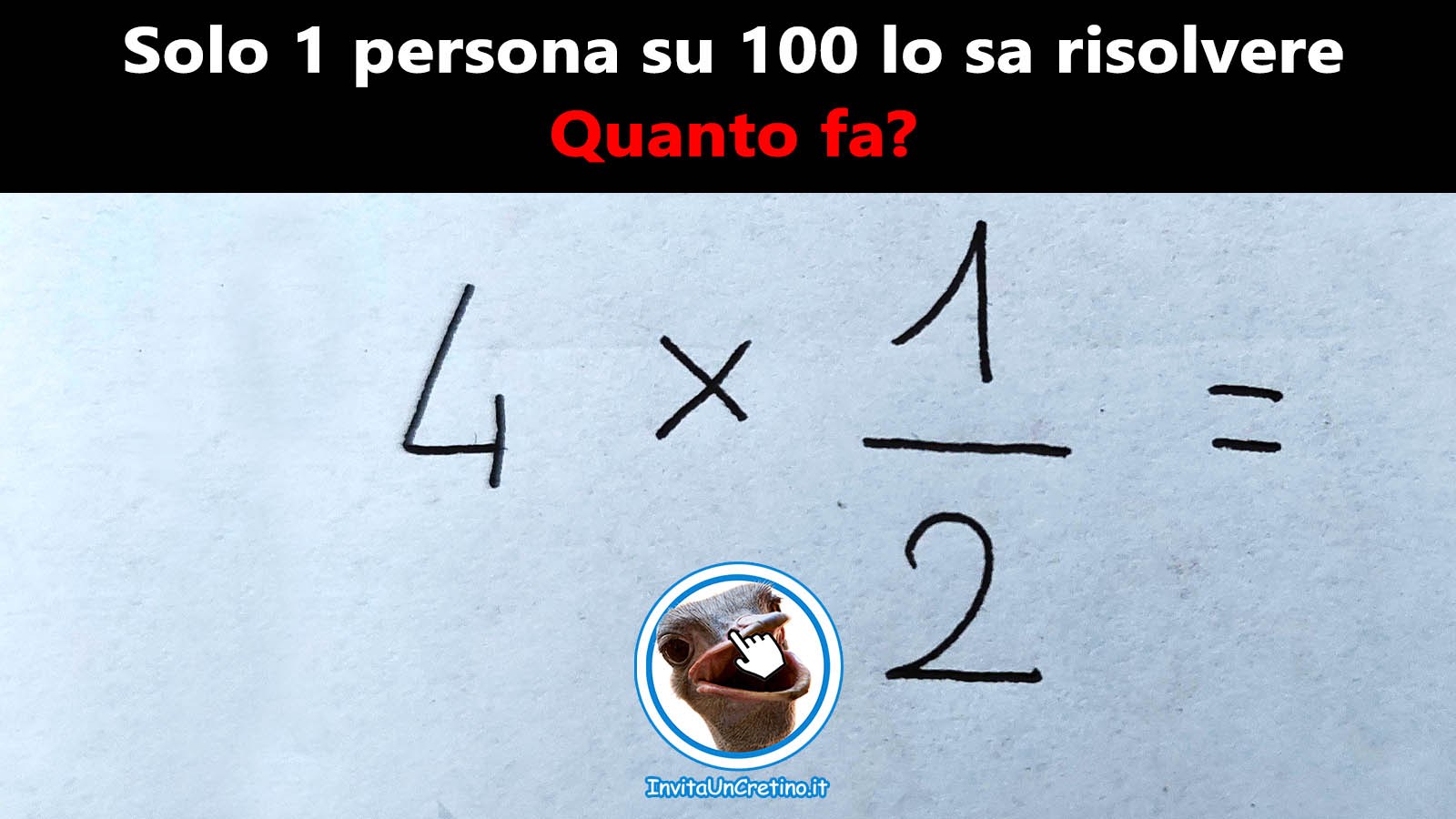 indovinelli matematici sai quanto fa 9