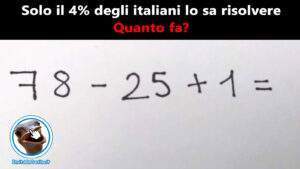 indovinello di matematica quanto fa sottrazione a due cifre piu uno